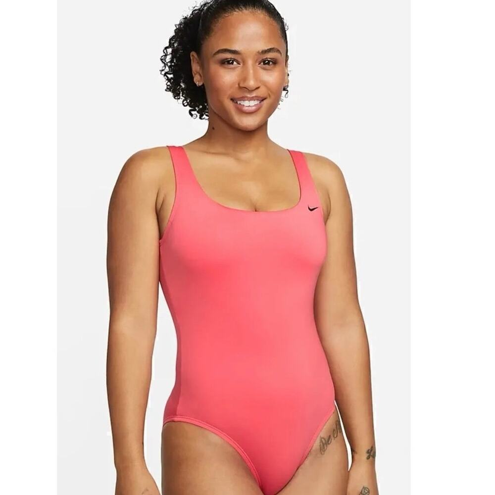 NEW NIKE‎ SEA CORAL ESSENTIAL U-BACK ONE PIECE SWIMSUIT sz xxl